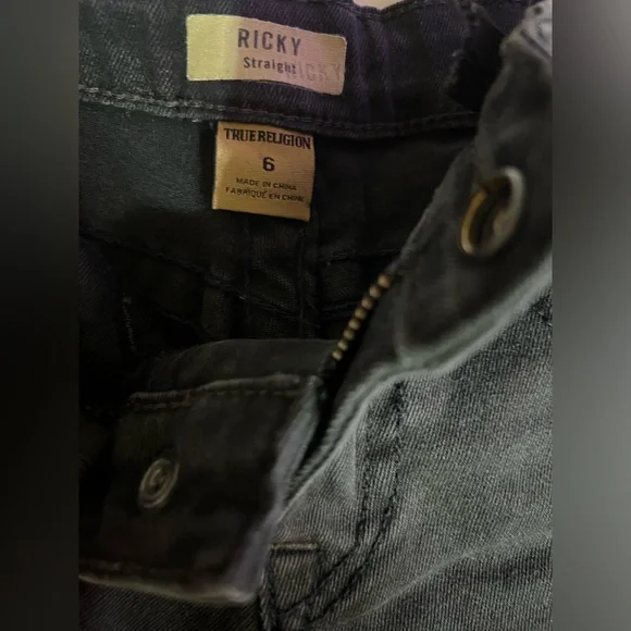 True Religion Boys Ricky Straight Jeans - Picture 4 of 5